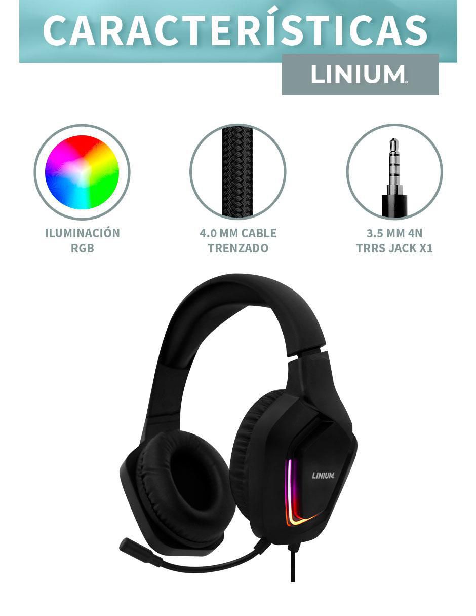 Audífonos gamer alámbricos 2