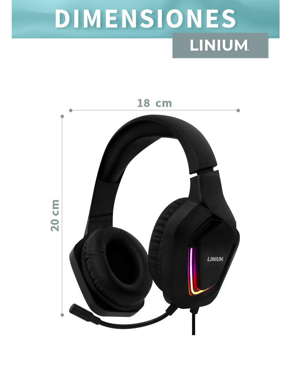 Audífonos gamer alámbricos 11