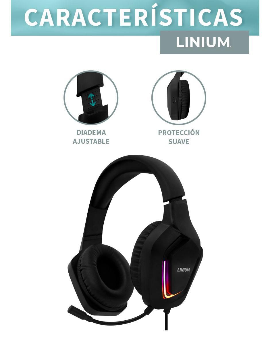 Audífonos gamer alámbricos 4