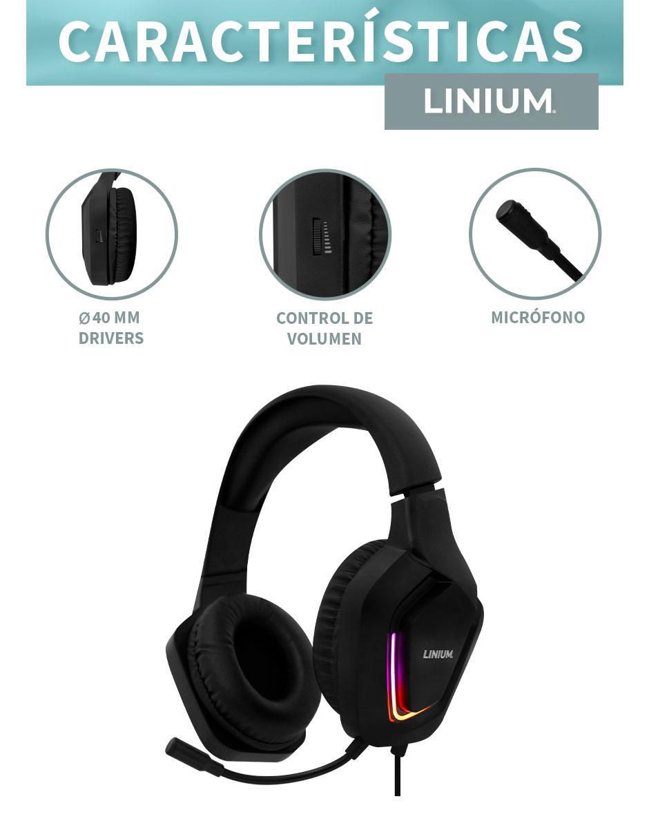 Audífonos gamer alámbricos 5