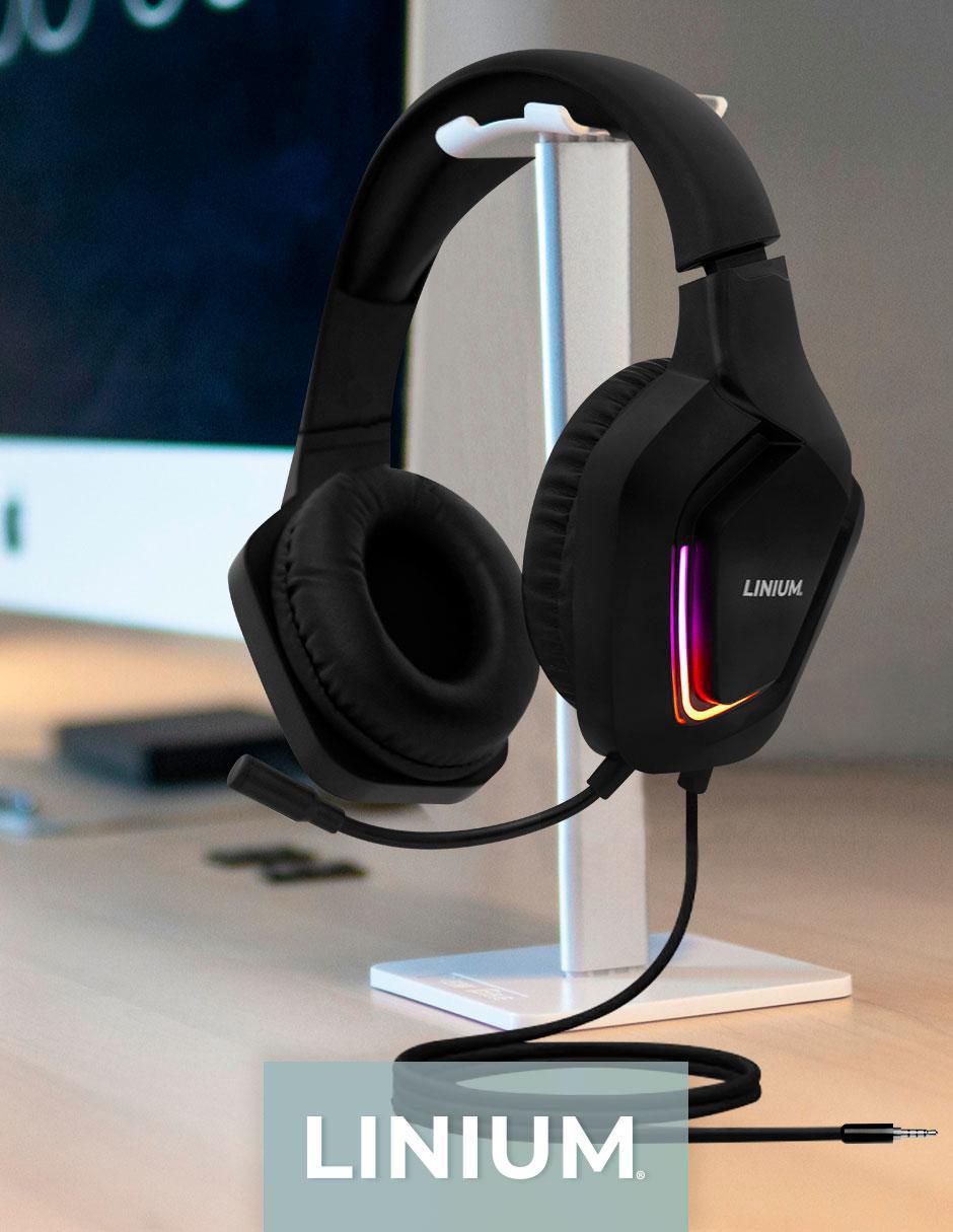 Audífonos gamer alámbricos 6