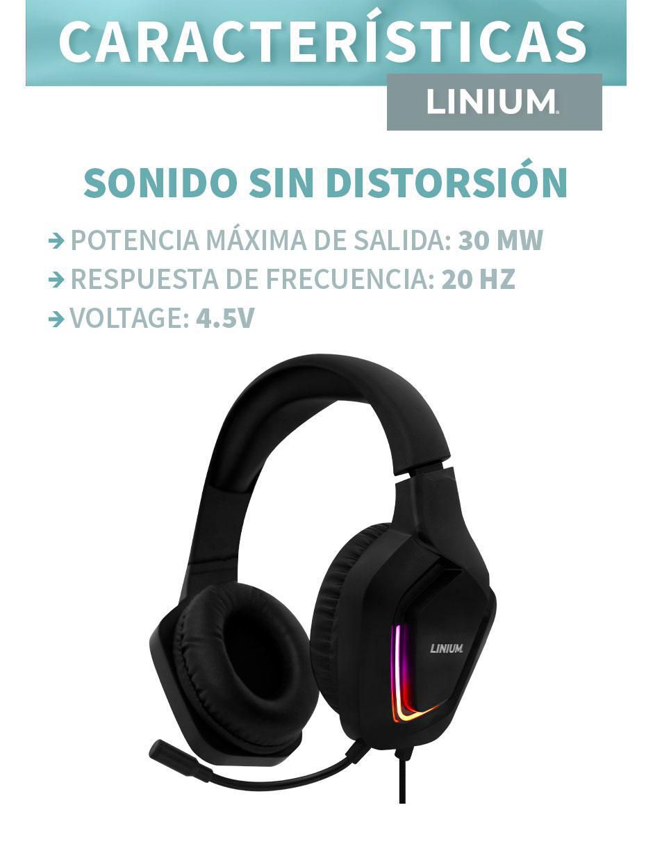 Audífonos gamer alámbricos 7