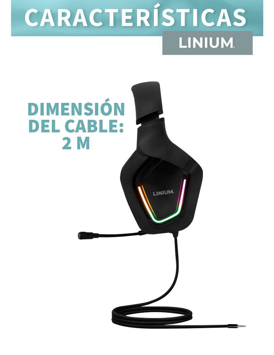 Audífonos gamer alámbricos 9