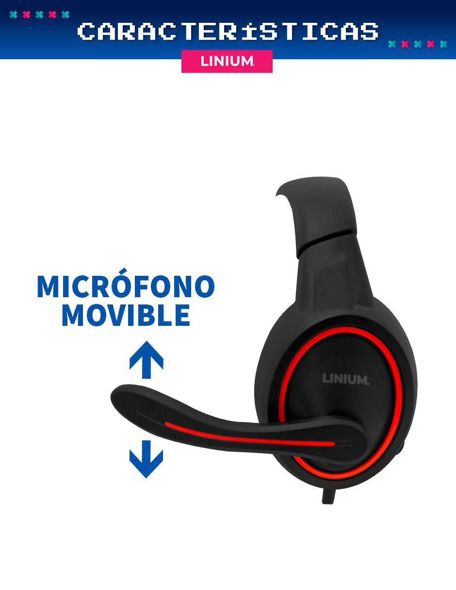 Audífonos gamer alámbricos 9
