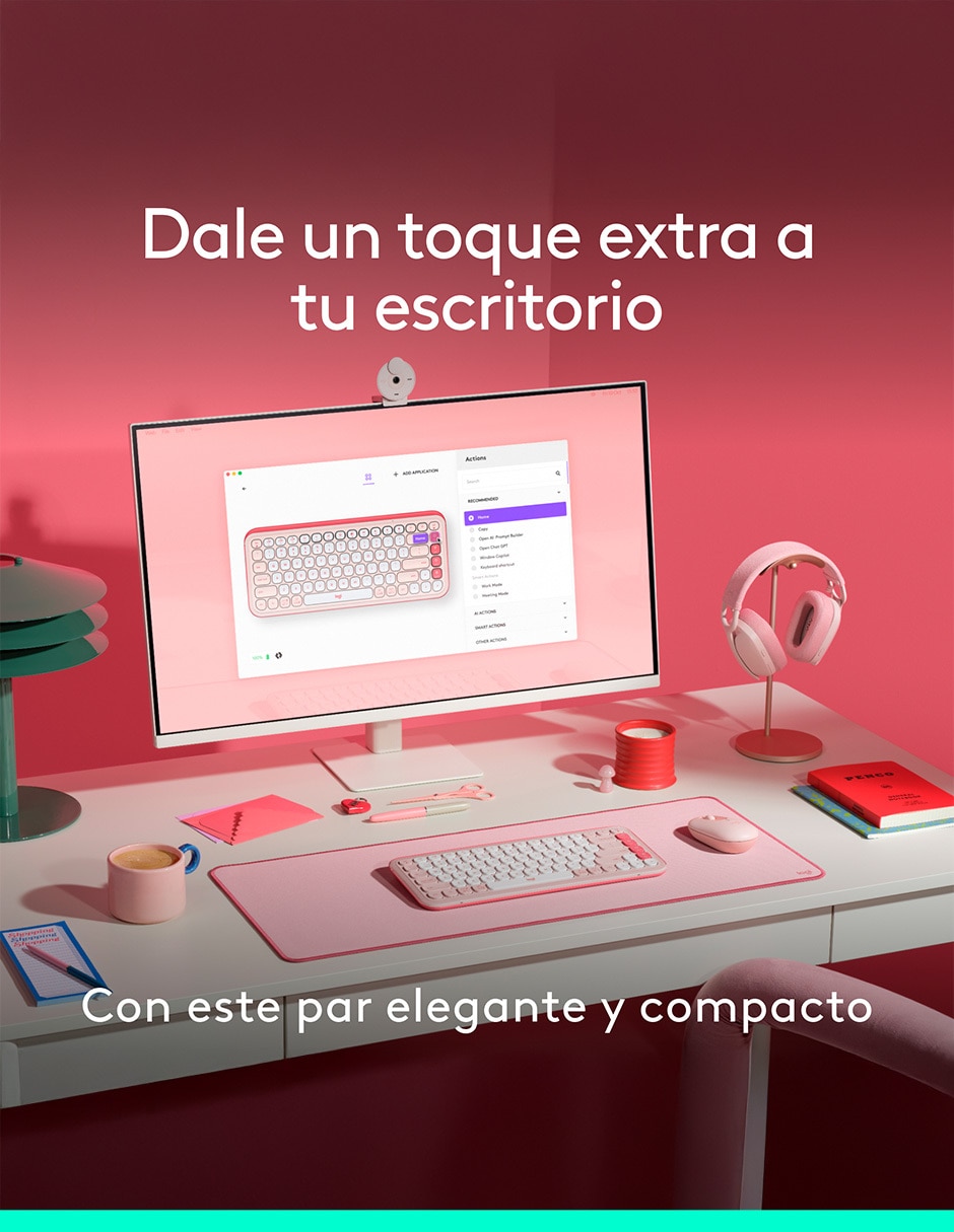 Mouse y teclado Pop Icon Combo 2