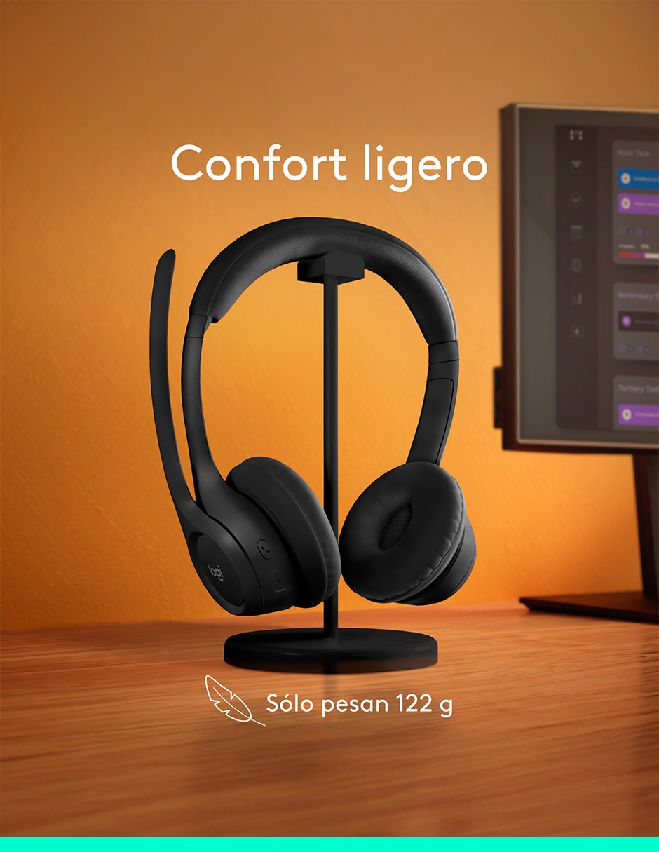 AUDÍFONOS ON-EAR LOGITECH ZONE , NEGRO