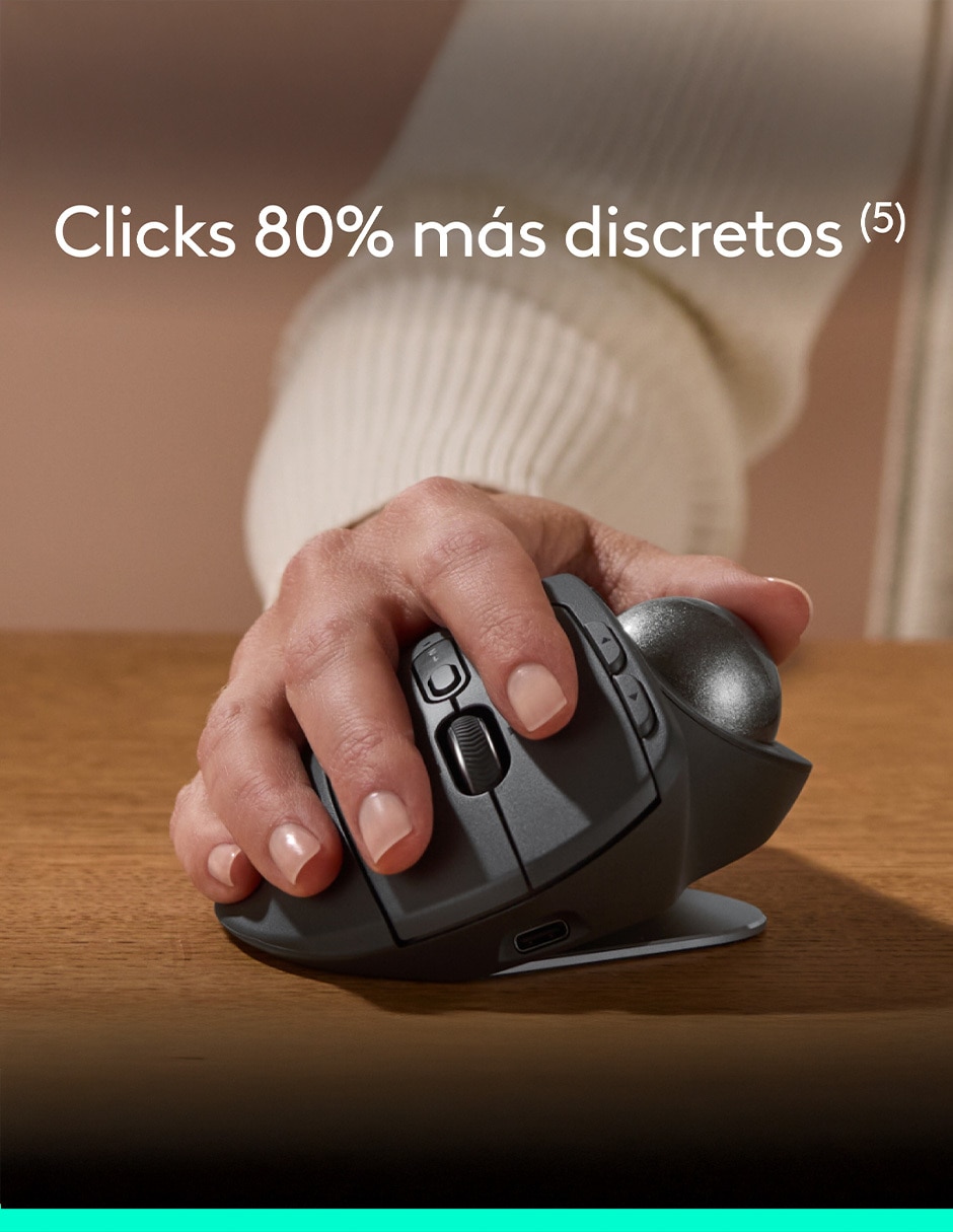 Mouse Gamer Inalámbrico mx ergo s 910-007261 7