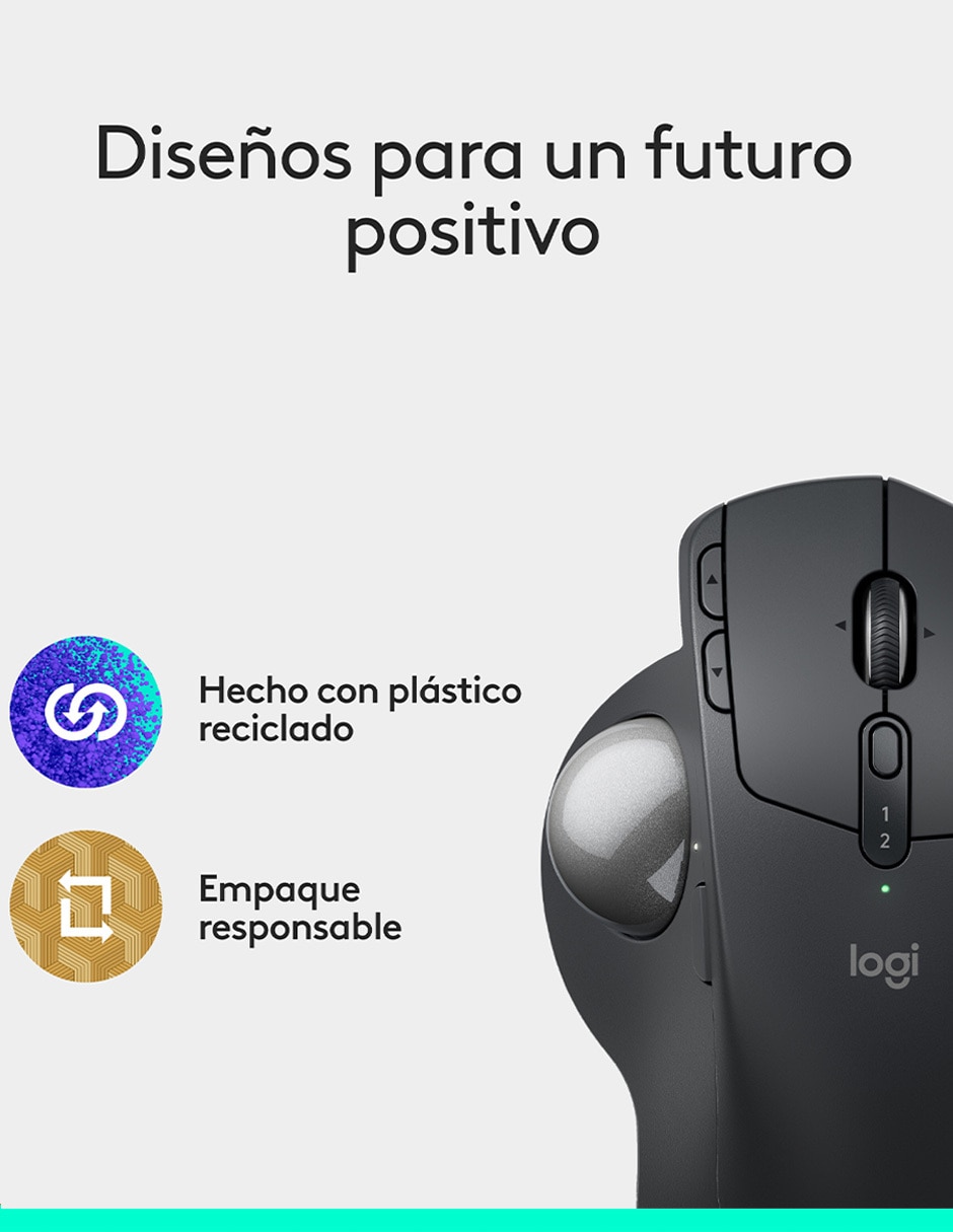 Mouse Gamer Inalámbrico mx ergo s 910-007261 9