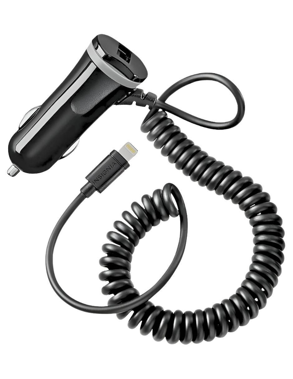 Cargador auto Lightning + USB