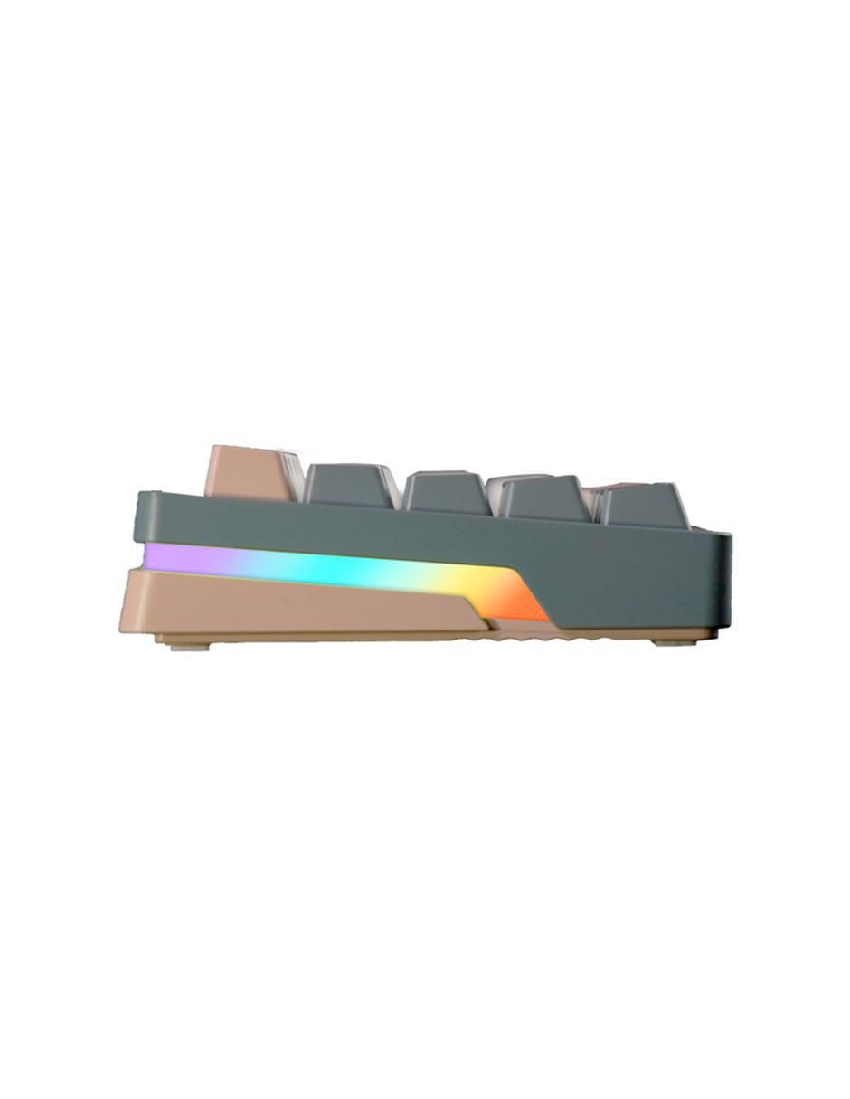 Teclado gamer conexión inalámbrica Atom Pro 63 Mercury 2