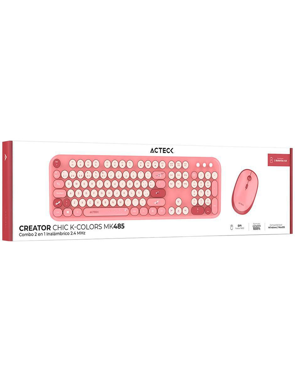 "mouse y teclado" acteck creator chic k-colors mk485