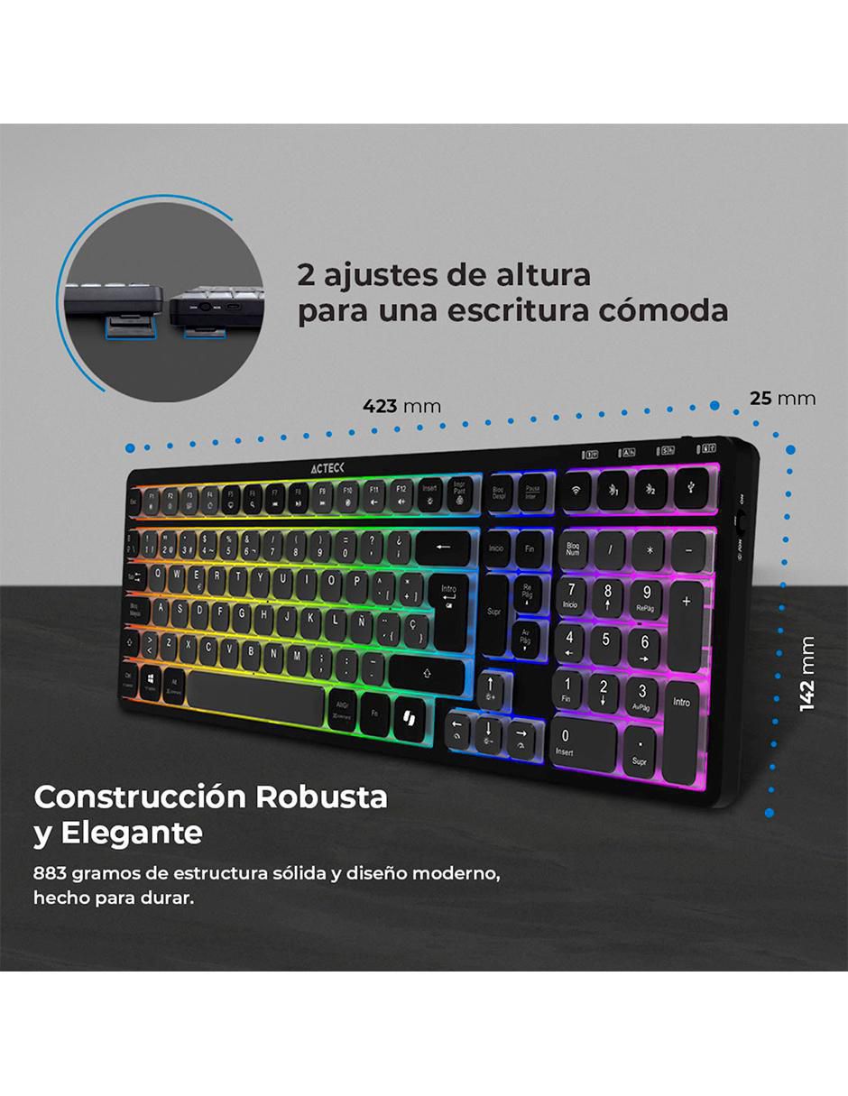 Teclado inalámbrica acteck techno pro ti790