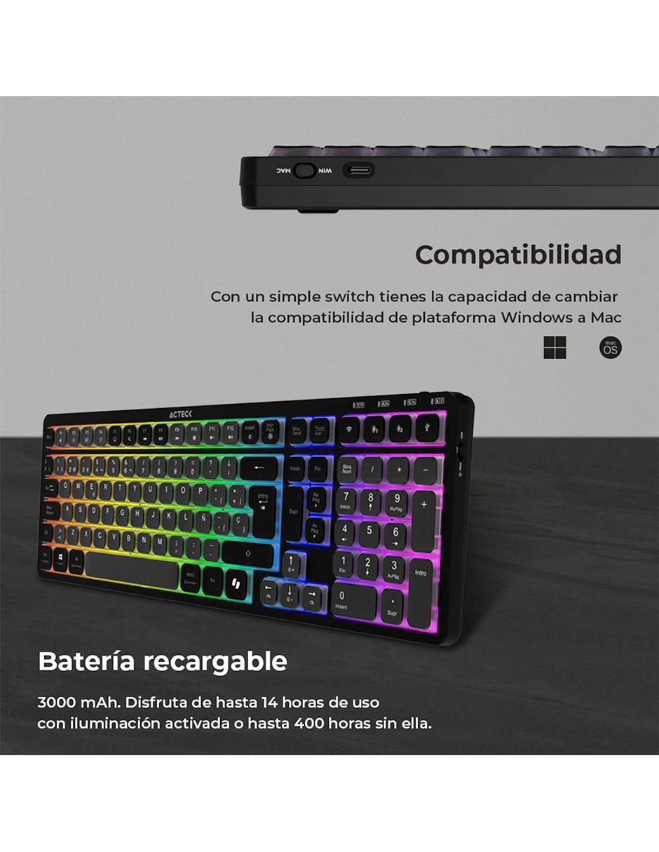 Teclado inalámbrica acteck techno pro ti790