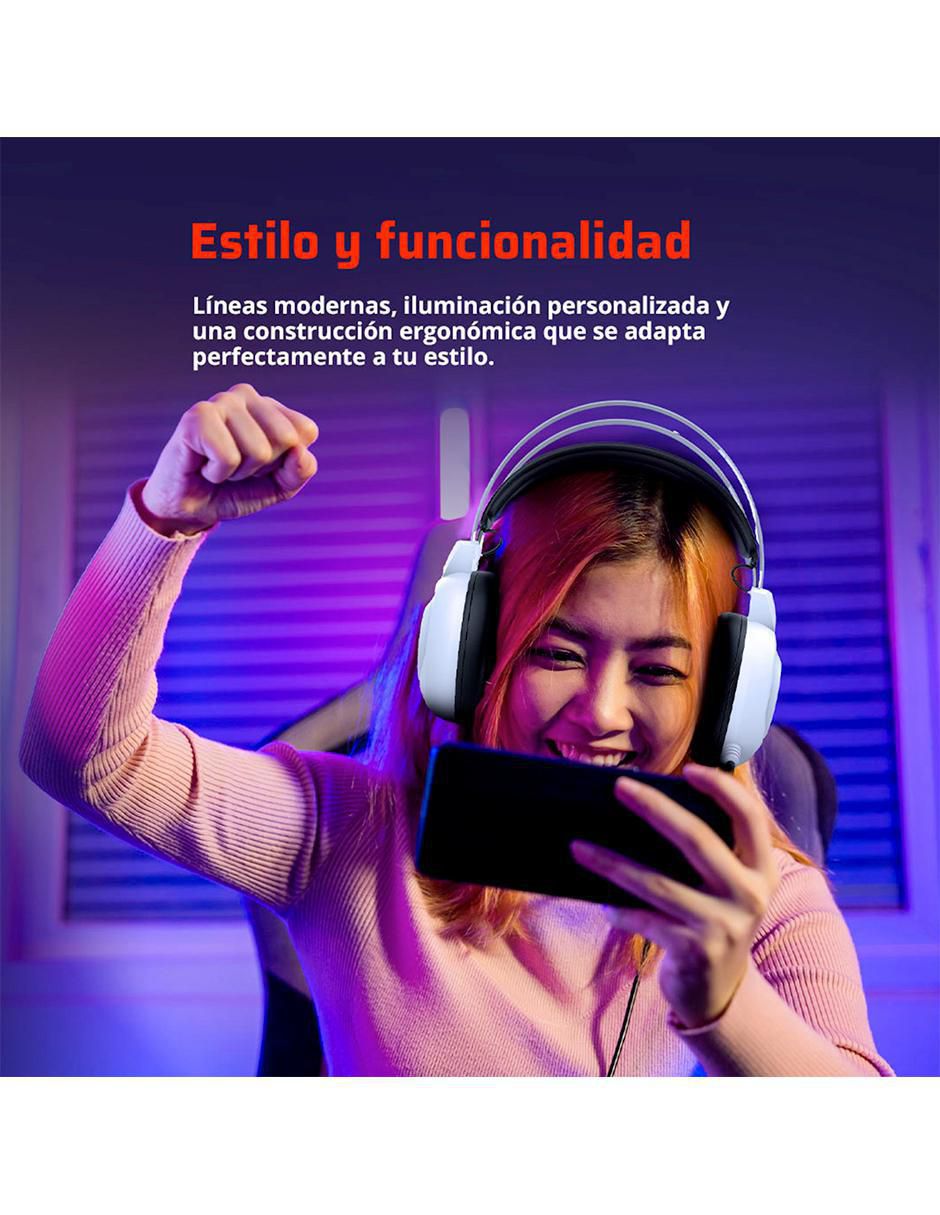 Audífonos gamer Over-Ear Hesix Ii Hs688 alámbricos 4