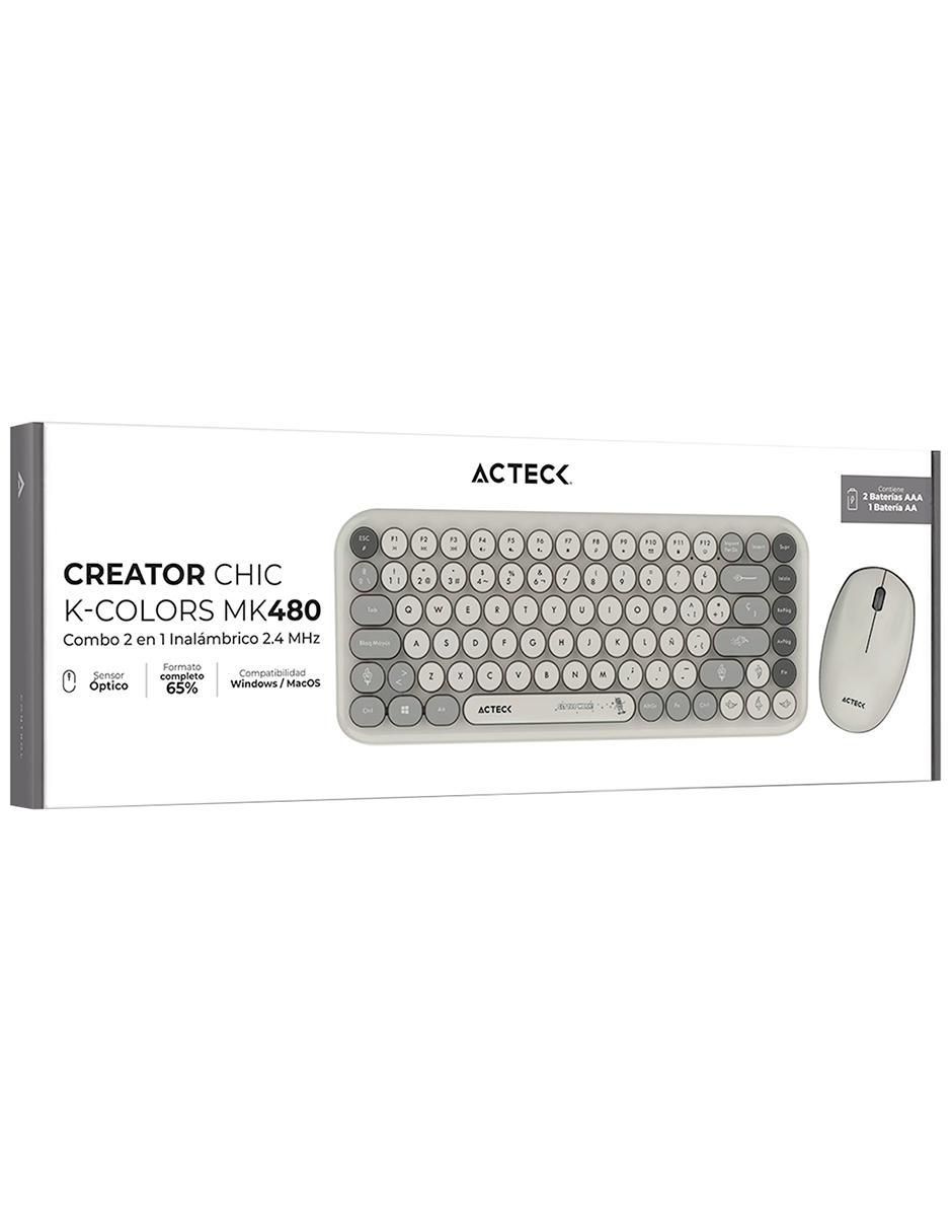 "mouse y teclado" acteck creator chic k-colors mk480