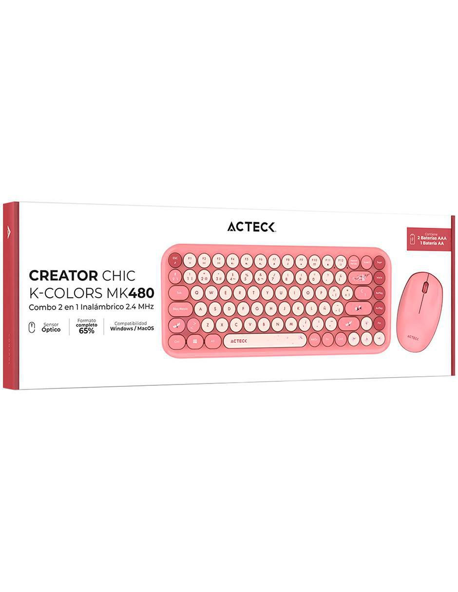 Mouse y teclado Creator Chic K-Colors MK480 5