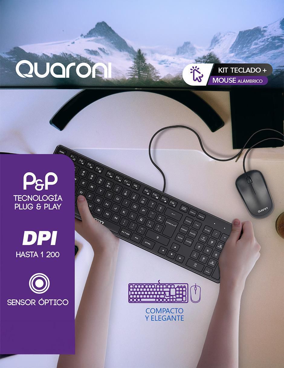 Mouse y teclado KAQ01 4