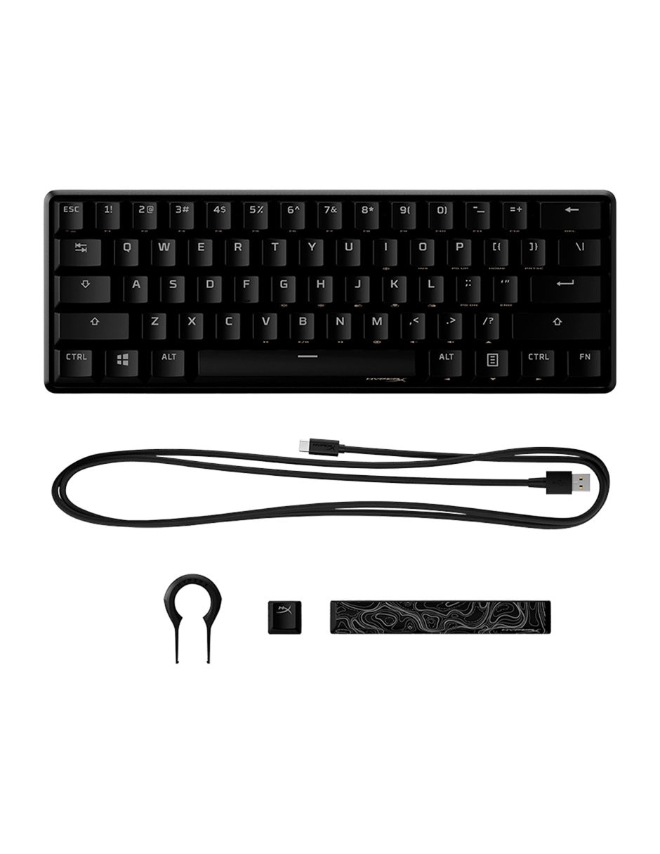 Teclado gamer retroiluminado español Alloy Origins 60 5