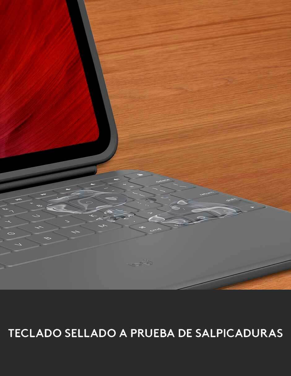 Teclado conexión inalámbrica Rugged Folio 10