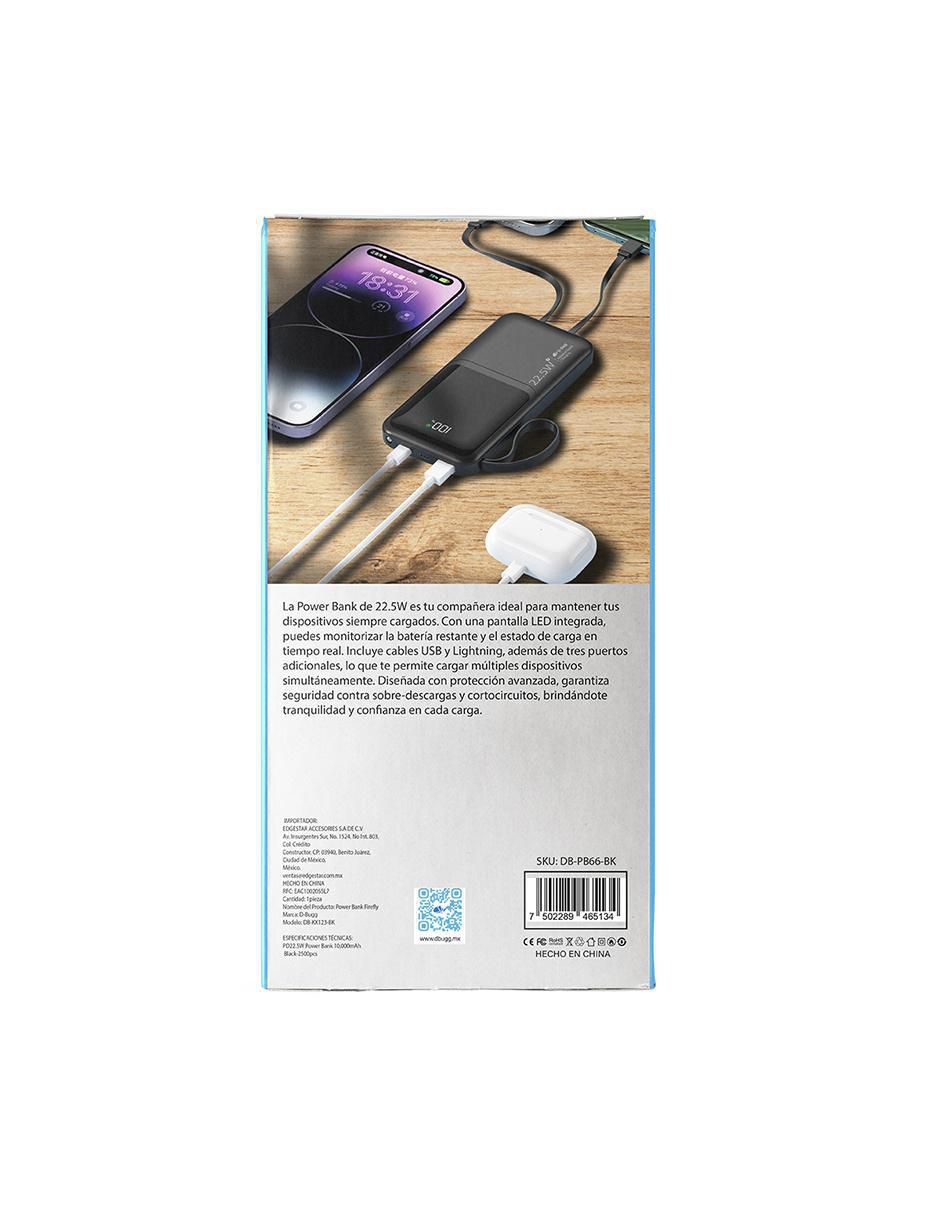 Batería portátil 10000 mAh 6