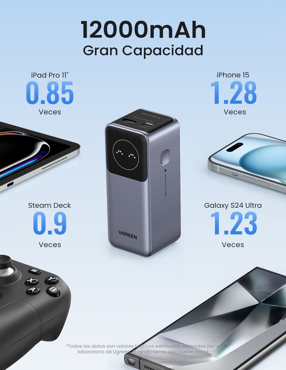 Batería portátil 12000 mAh 35526B 6