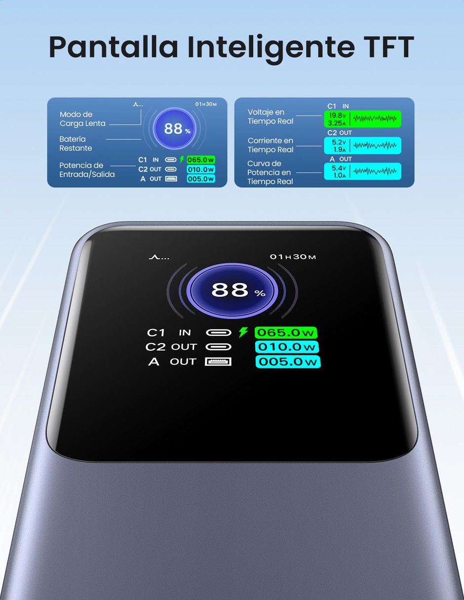Batería portátil 20000 mAh PB721 7