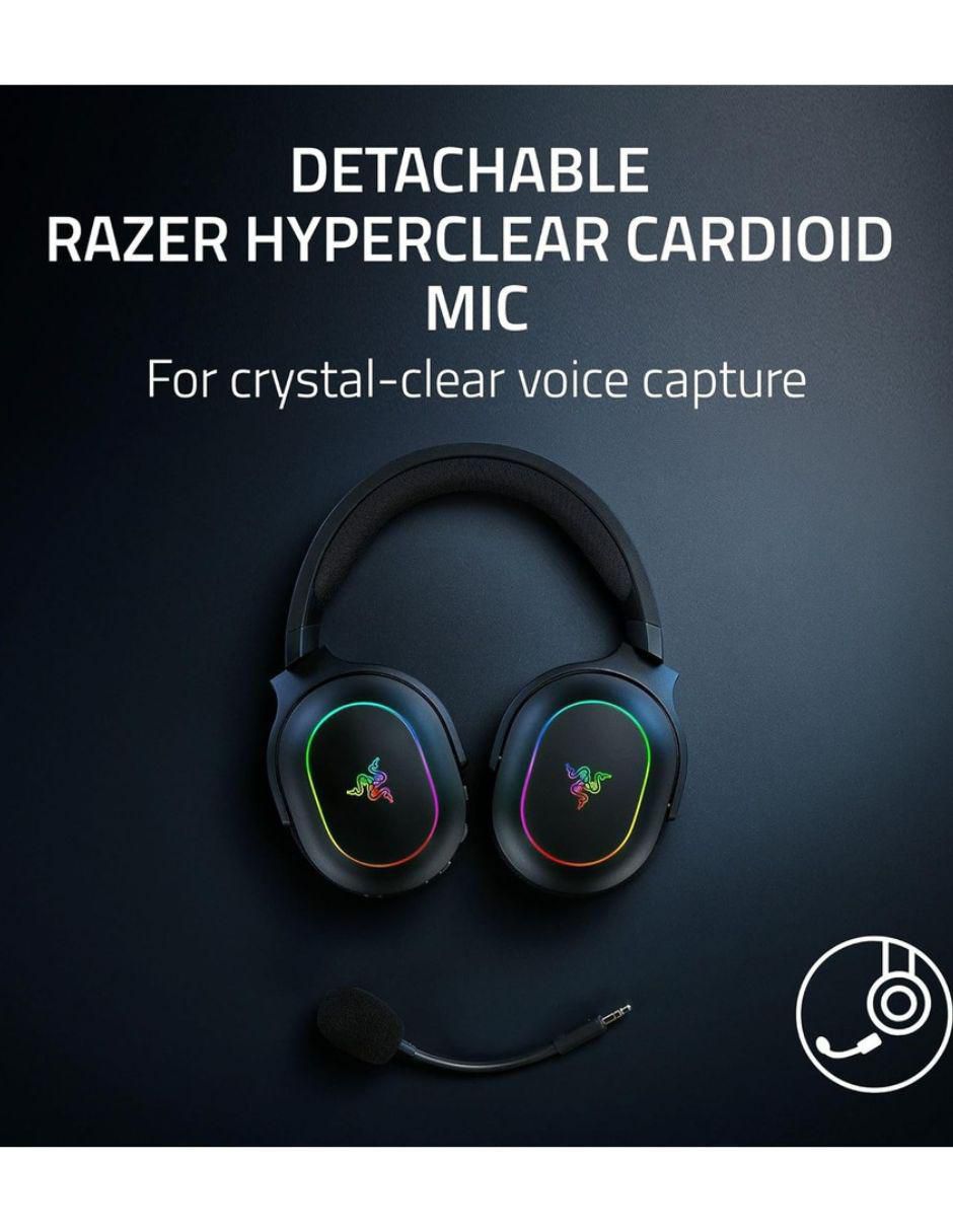 Audífonos gamer Over-Ear Razer Barracuda X Croma inalámbricos 3