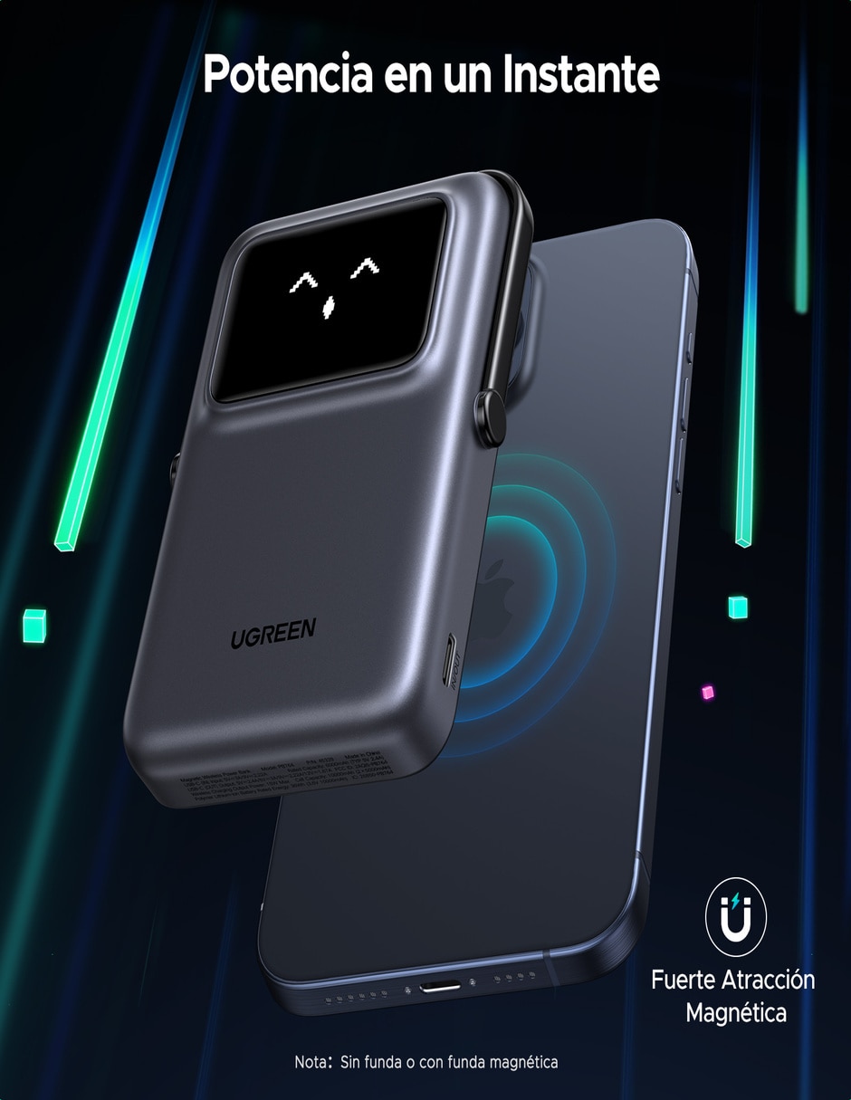 BATERÍAS UGREEN ROBOT 10MAH, NEGRO