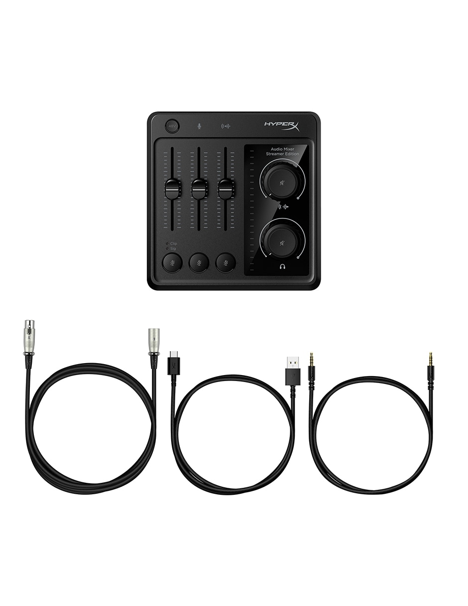Micrófono gamer Creator Audio Bundle alámbrica 16