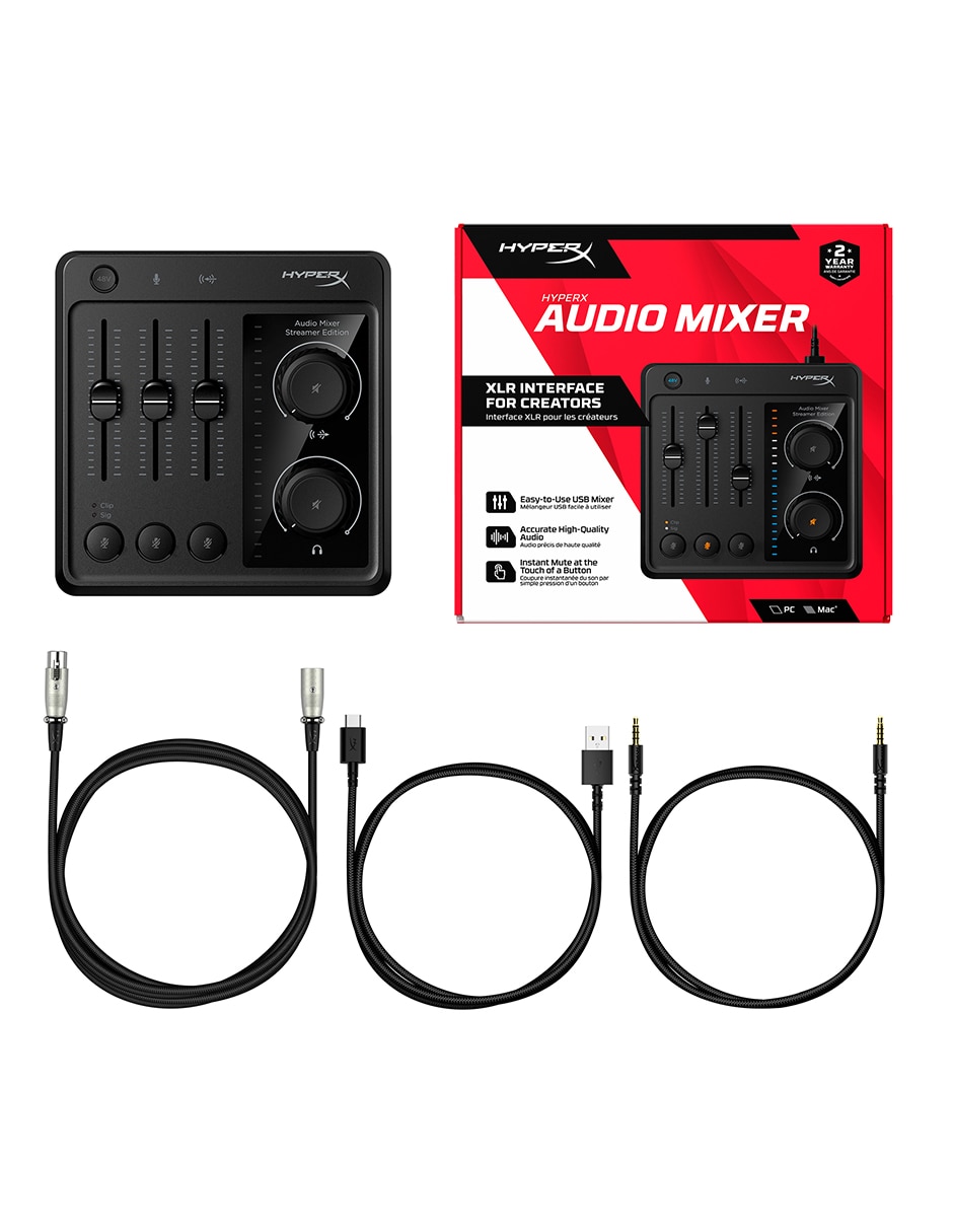 Micrófono gamer Creator Audio Bundle alámbrica 20