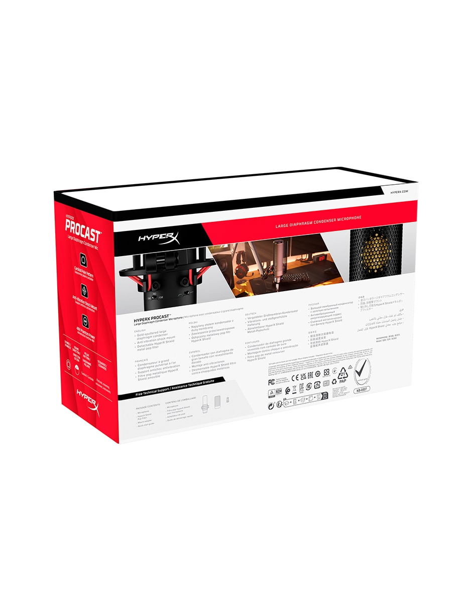 Micrófono gamer Creator Audio Bundle alámbrica 24