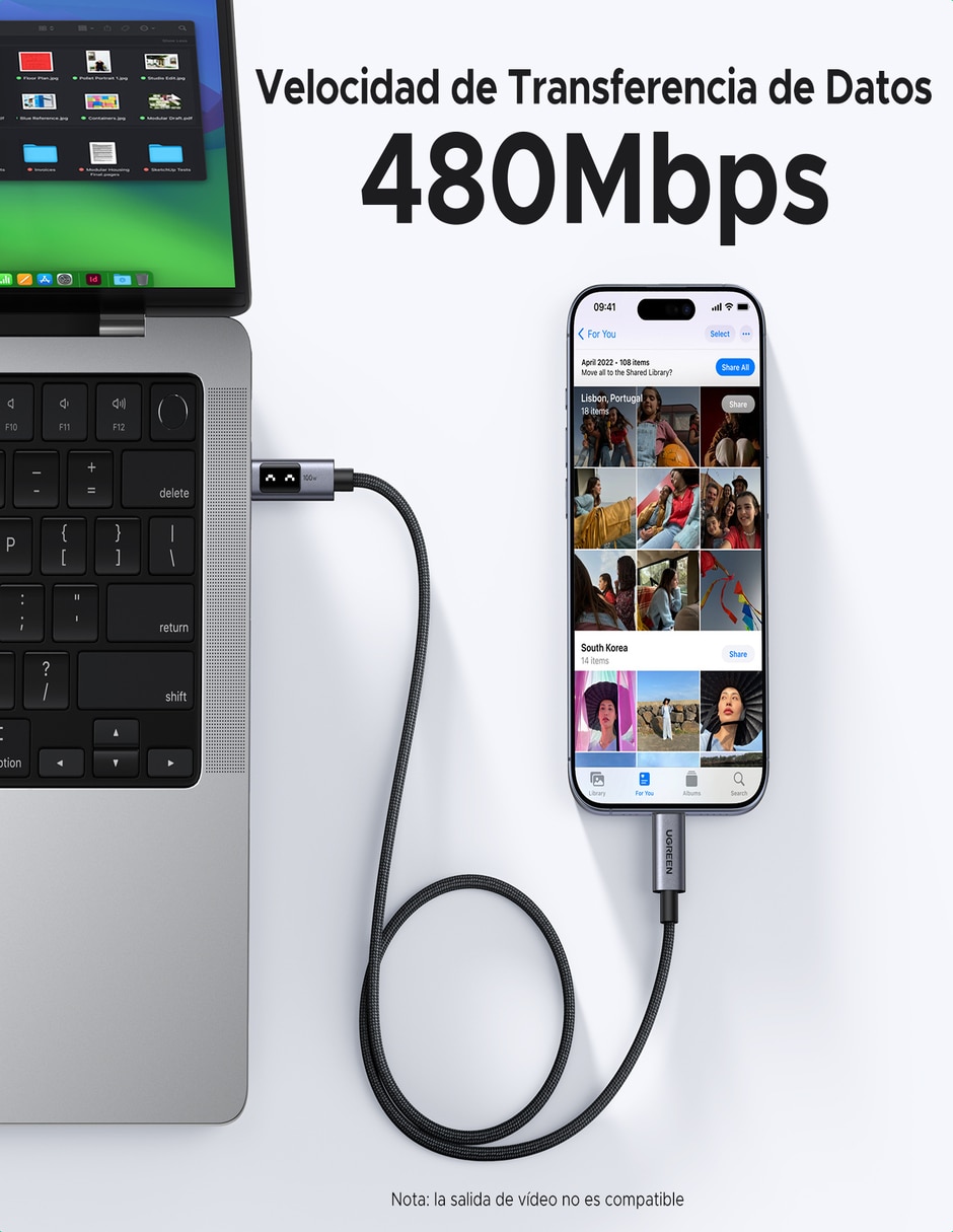 Cable USB C de 1 m 5