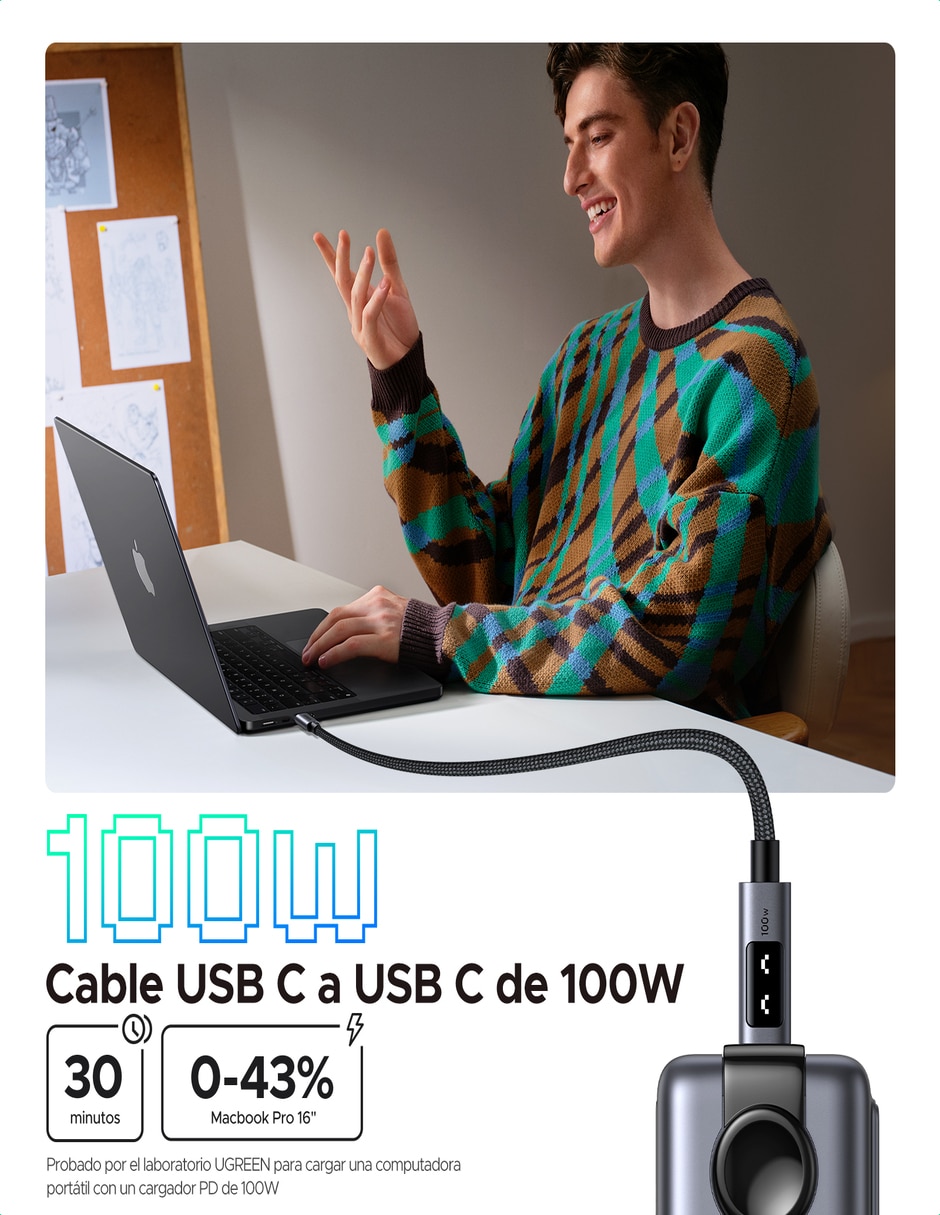 Cable USB C de 1 m 8