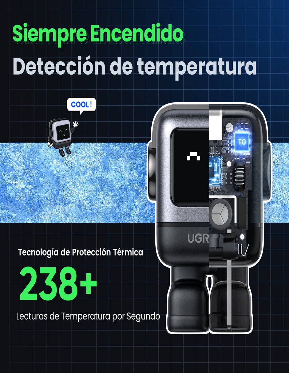 Cargador pared 15570 USB + USB tipo C 3