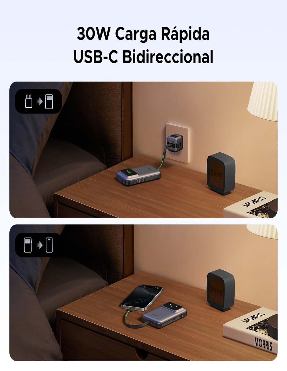 BATERÍAS UGREEN ROBOT 10MAH, GRIS