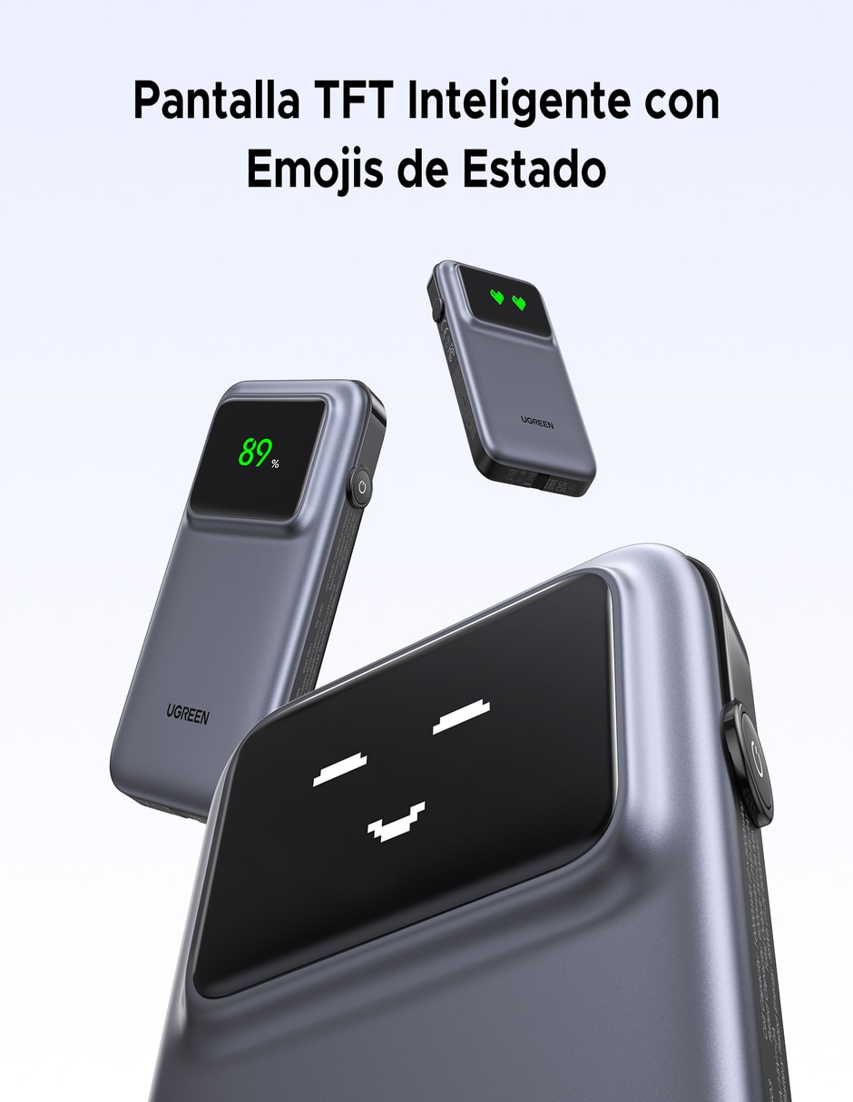 BATERÍAS UGREEN ROBOT 10MAH, GRIS