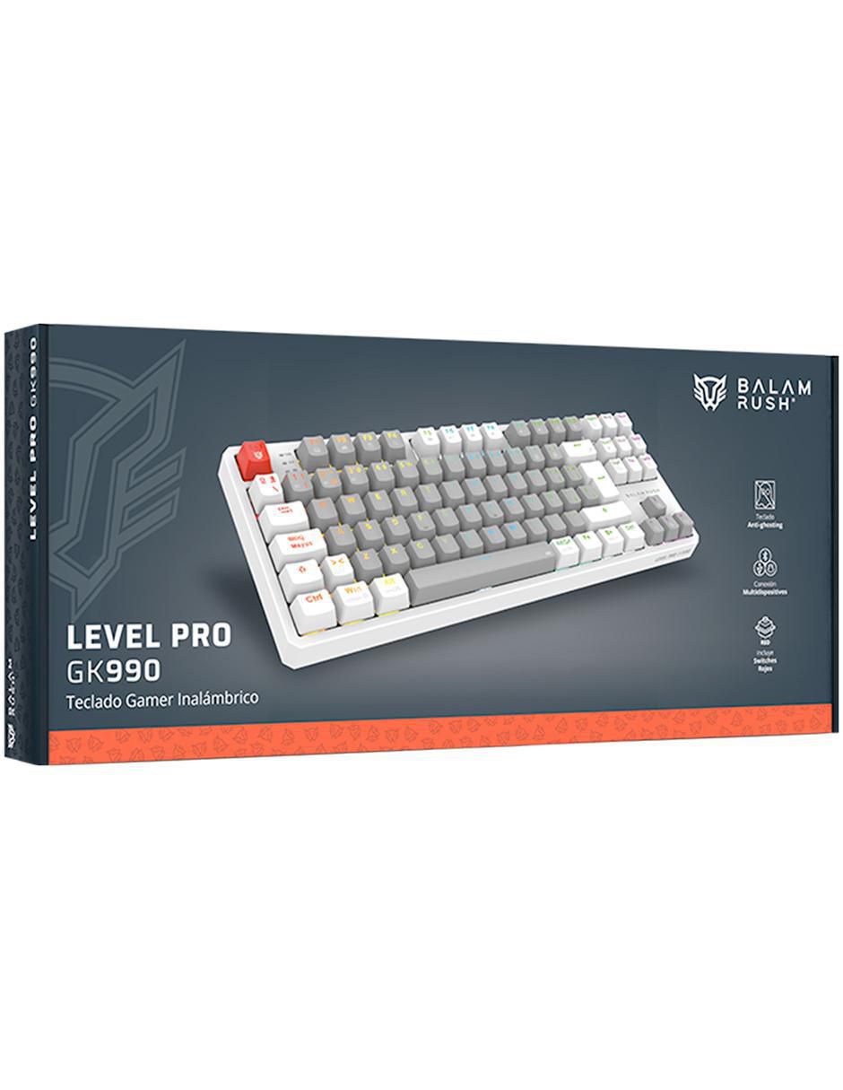 Teclado gamer inalámbrica balam rush level pro gk990