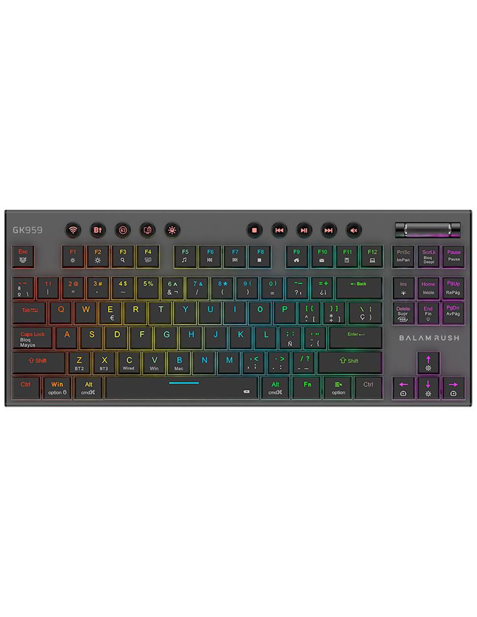 Teclado gamer inalámbrica balam rush dominate expert gk959