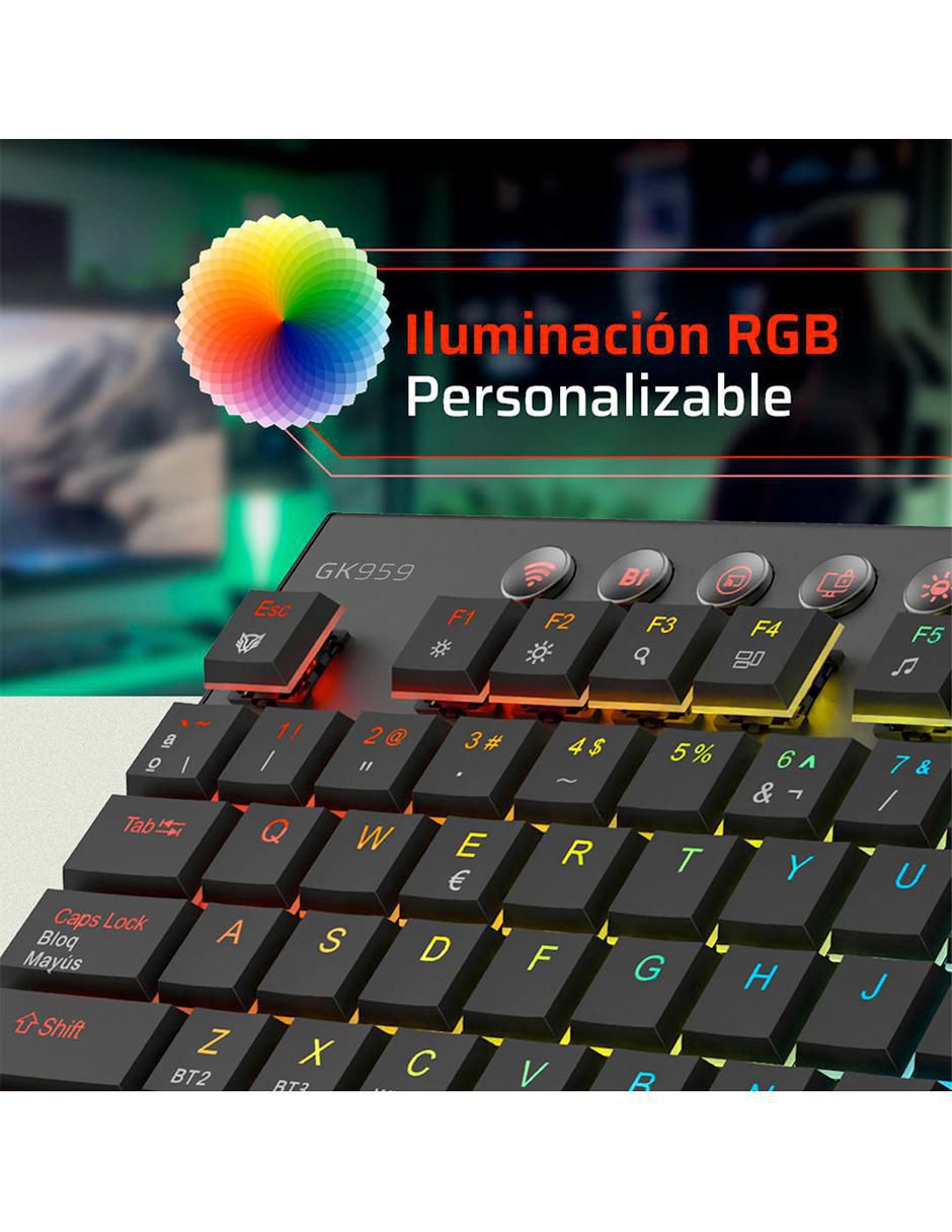 Teclado gamer inalámbrica balam rush dominate expert gk959