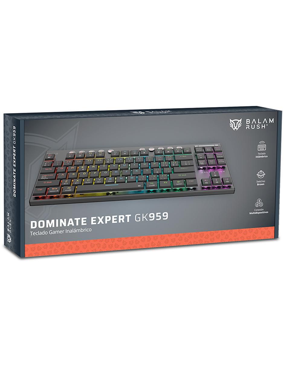 Teclado gamer inalámbrica balam rush dominate expert gk959
