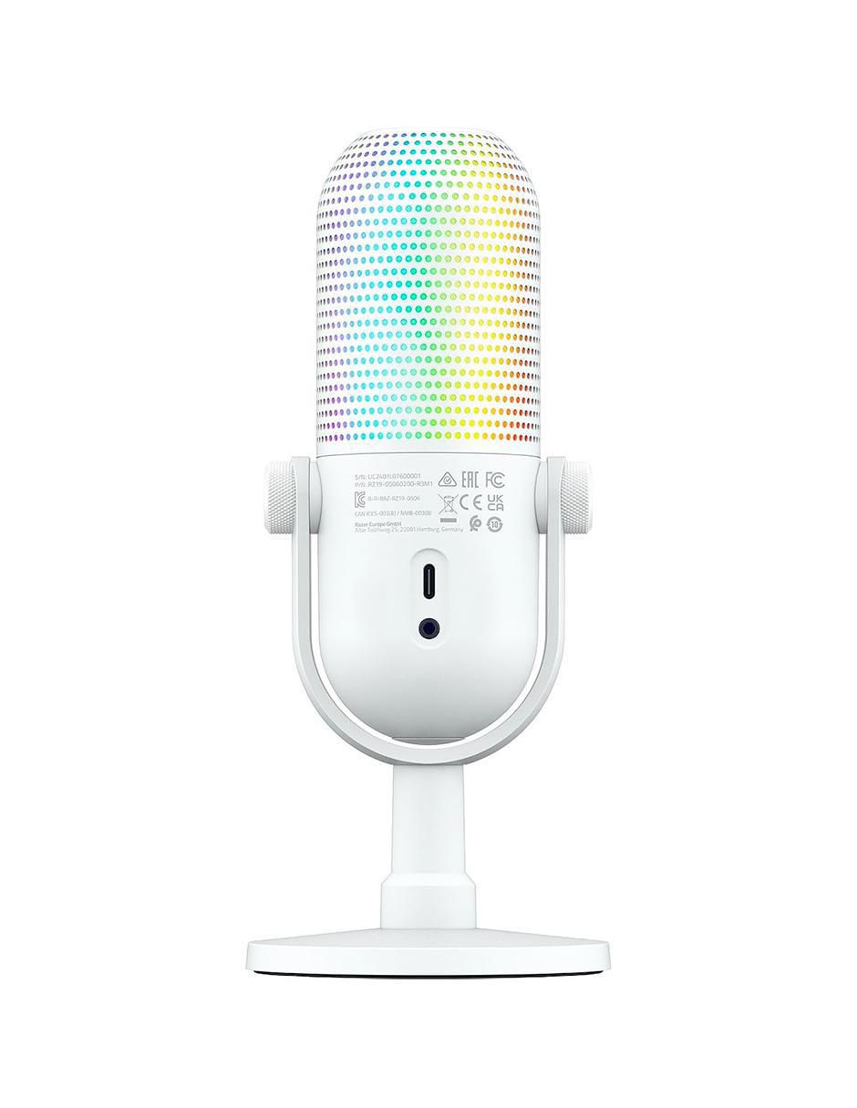 Micrófono gamer Razer Seiren V3 Chroma RGB alámbrica