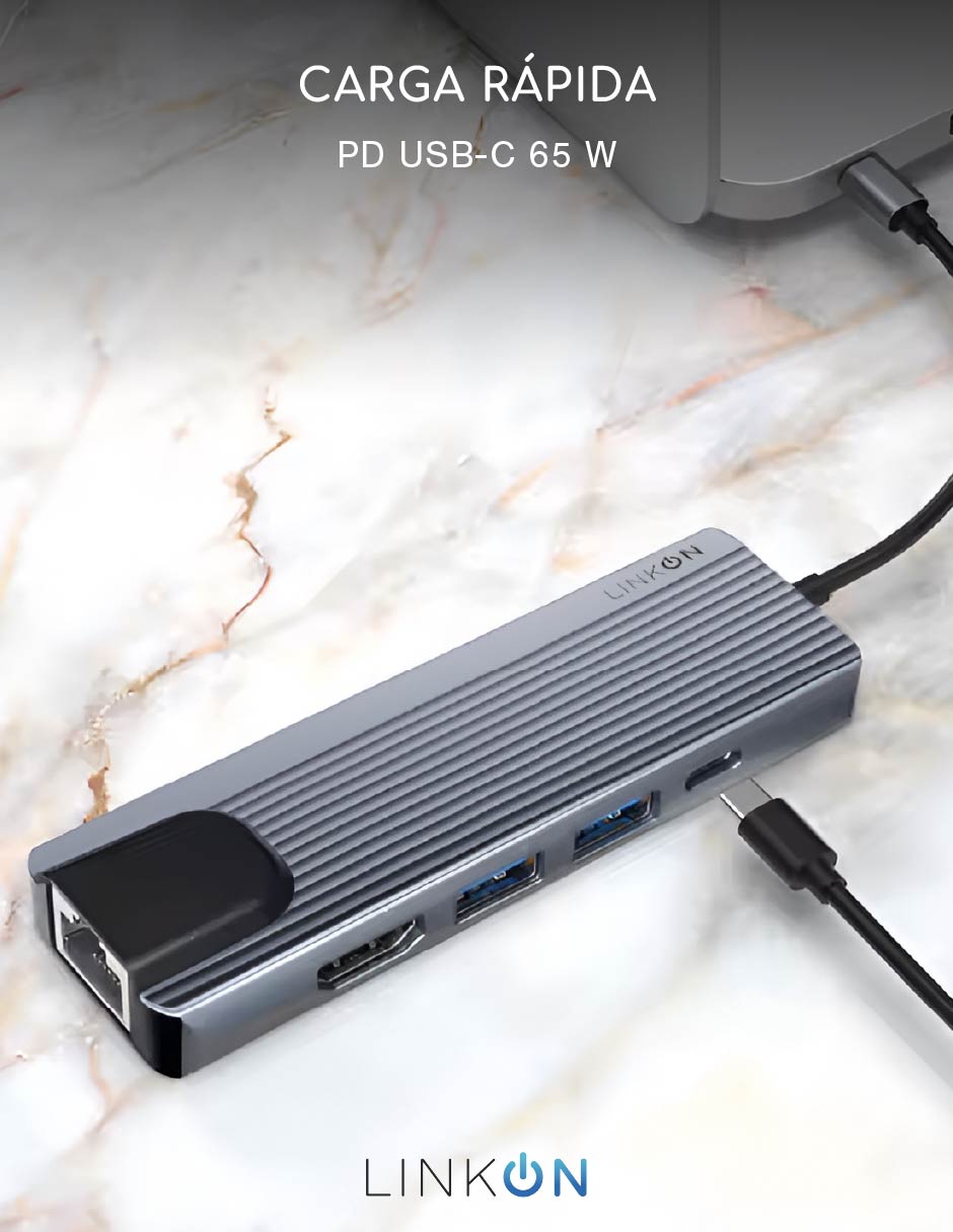 Hub USB 5 en 1 de 5 contactos 3