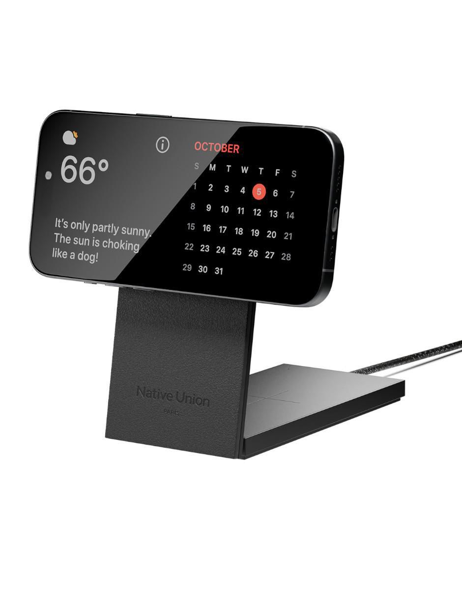 Estación de carga native union "de" 15 w usb tipo c 2 en 1 rise