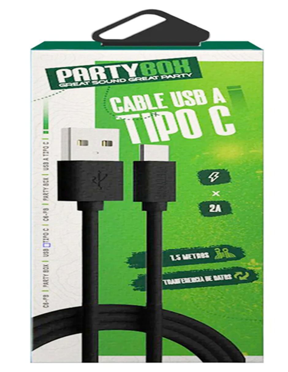 Cable USB C a tipo USB A de 1.5 m 2