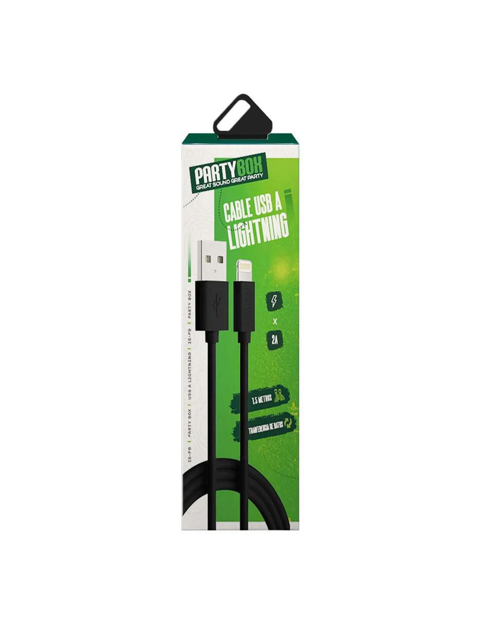 Cable lightning a tipo USB A de 1.5 m 3