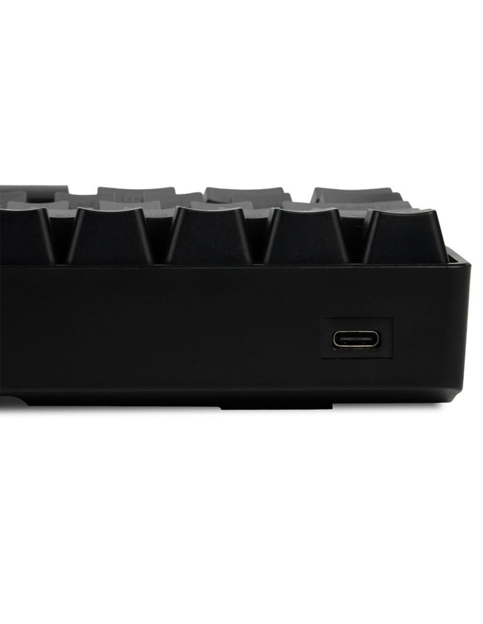 Teclado gamer QWERTY latino américa KBG560-BL 4