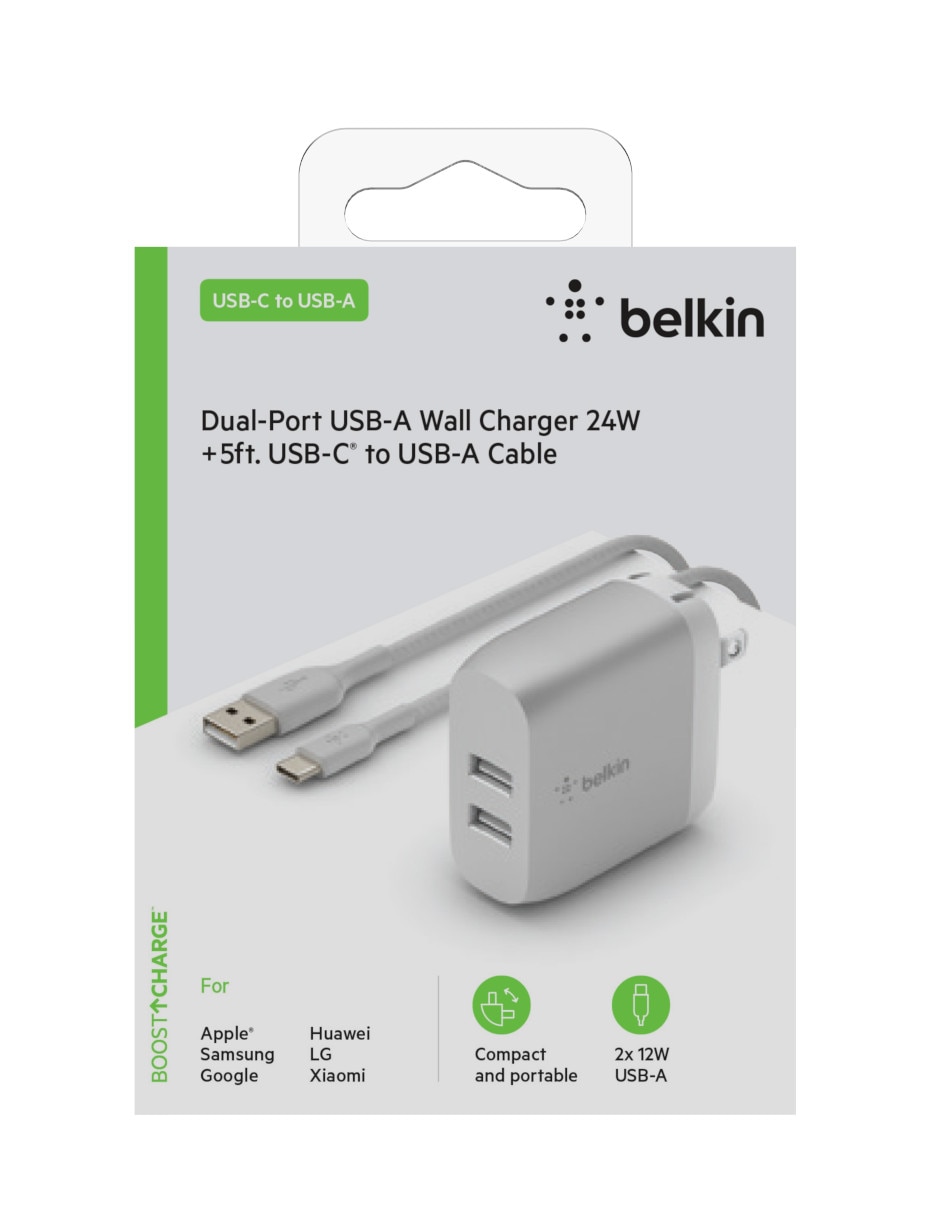 Cargador pared USB tipo A 5