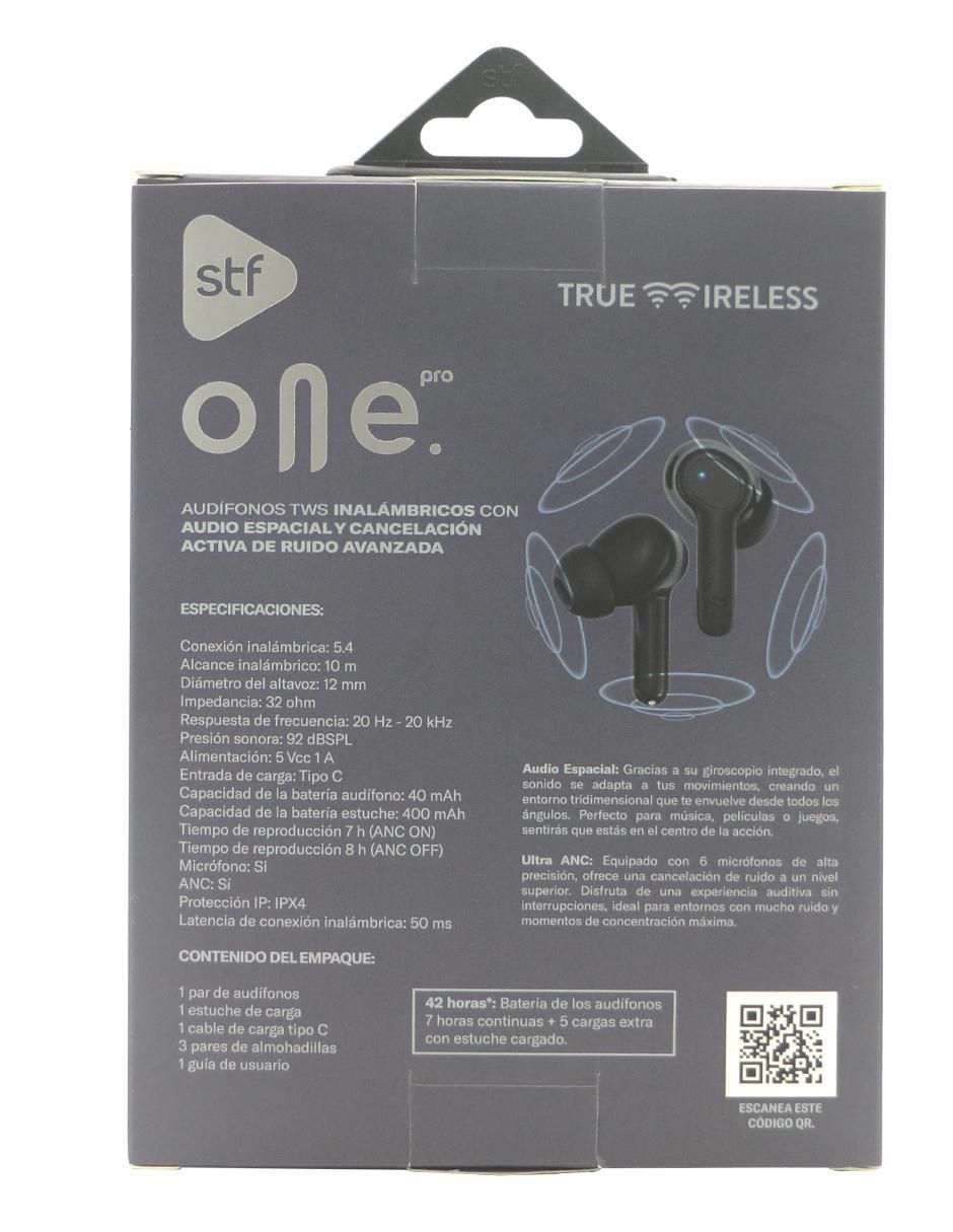 Audífonos True Wireless One Pro inalámbricos con cancelación de ruido 8