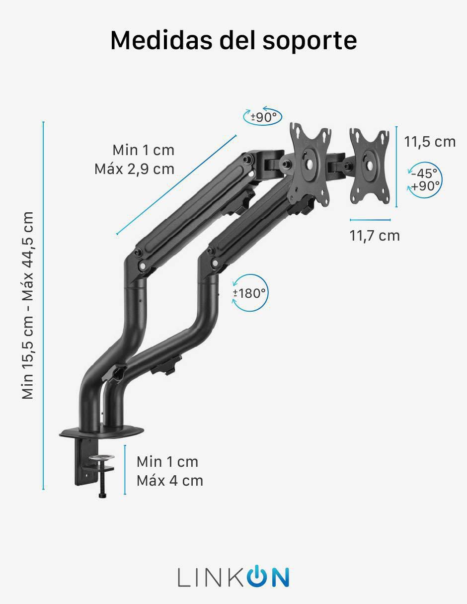 Soporte para monitor de escritorio 4