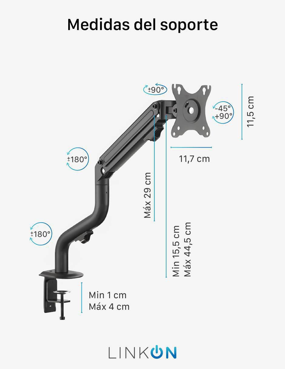 Soporte para monitor de escritorio 4